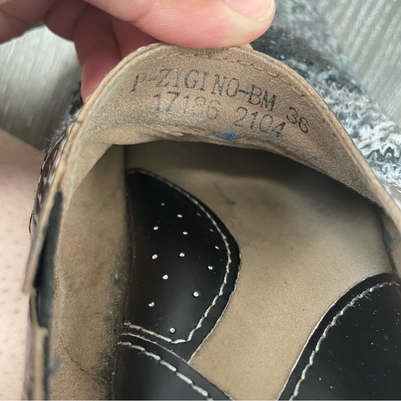 SPRING STEP L'ARTISTE WOMEN'S ZIGINO CLOGS BLACK MULTI women’s size 36 US 5.5 - Picture 6 of 7